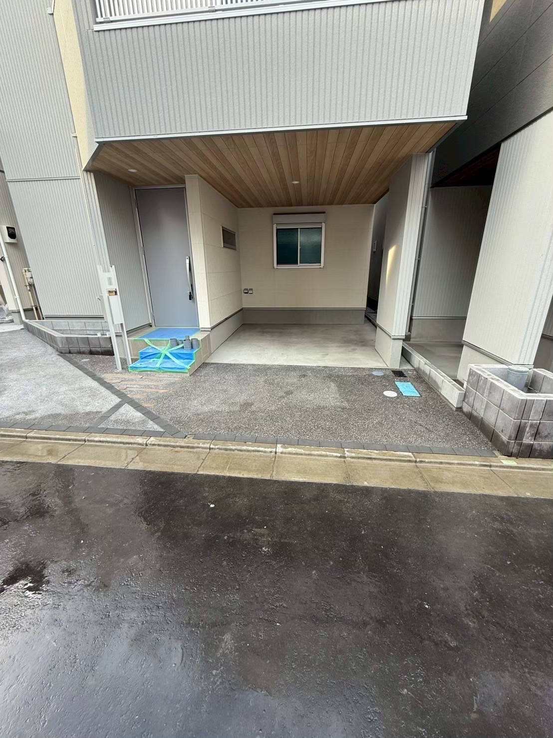 江戸川区 外構完成｜全景（C号棟）